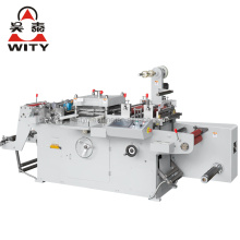 Automatic Sticker Logo Adhesive Label Flatbed Die Cutting and Slitting Machine